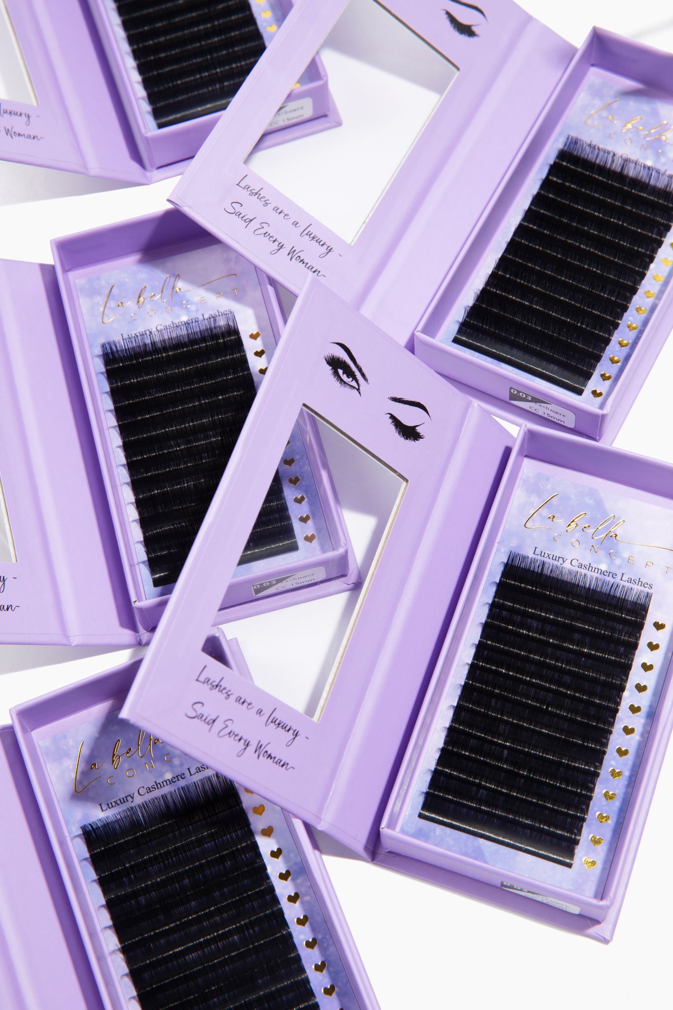 Lash Tray-Volume, CC-curl, Length: 7-24mm (.03 dia.)